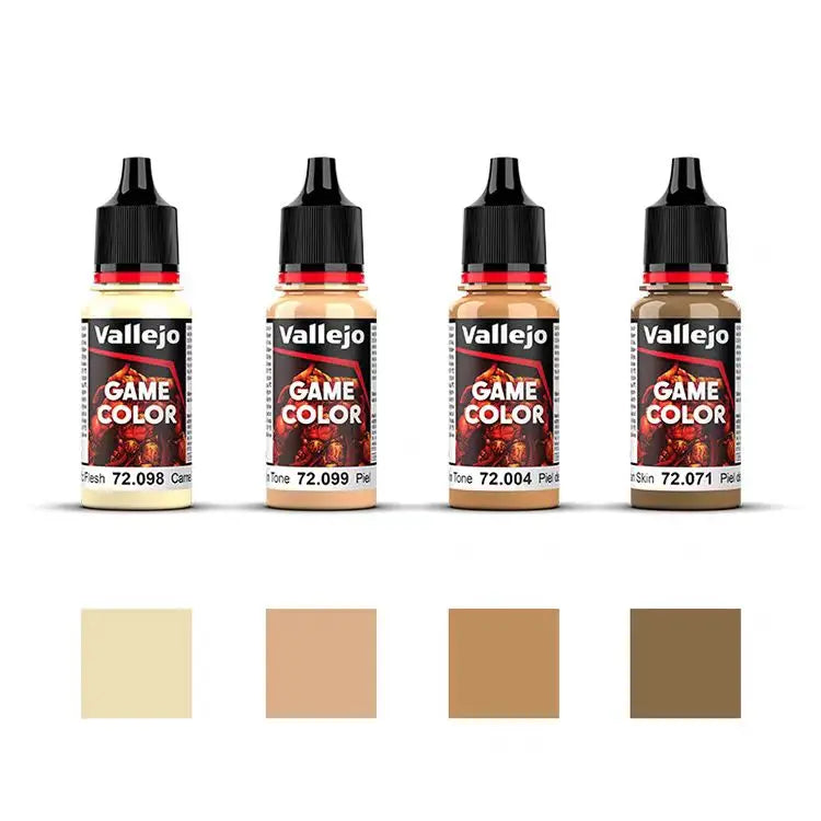 Pintura de España AV Vallejo, a base de agua, respetuosa con el medio ambiente, serie de recubrimiento manual 4*18 ml