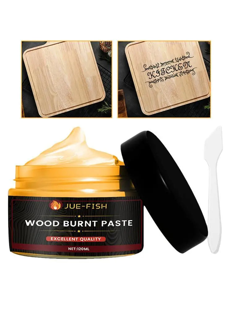 Gel para quemar madera sensible al calor, pasta para quemar madera profesional para artistas