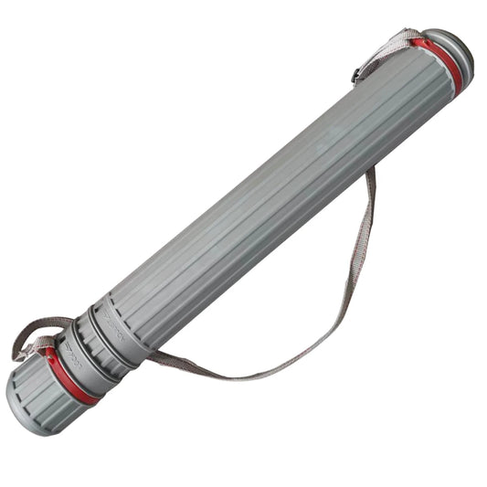 Carcaj  de 63cm-105cm, tubo de polietileno negro y gris, multifunción y ajustable