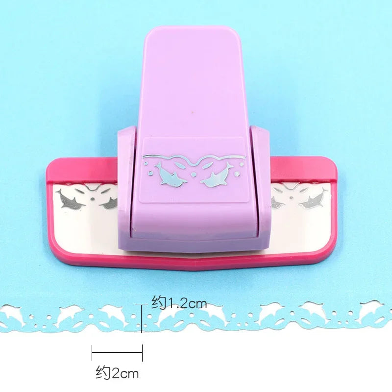 Cortador de papel en relieve de encaje decorativo para niños