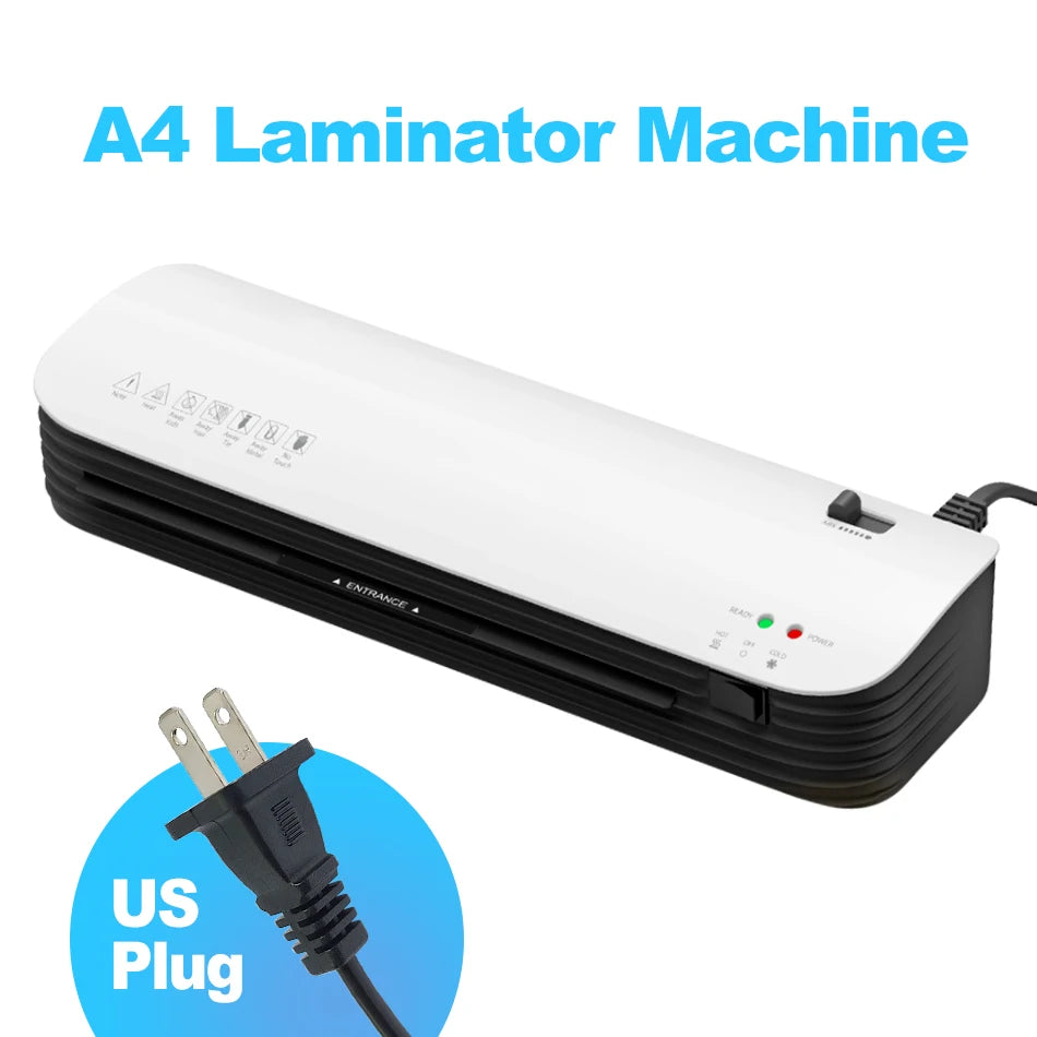 Máquina laminadora en frío y caliente SL299, cortador de papel, redondeador de esquinas para documentos A4, rollo de película plástica