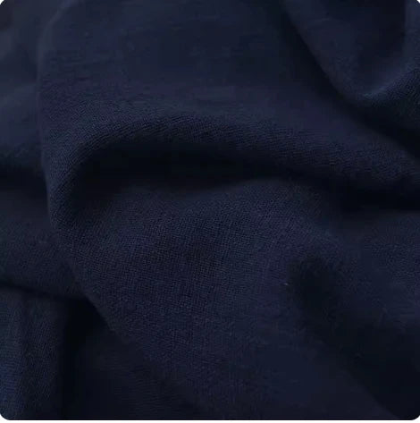 Tela de Lino y Algodón para Vestidos, Suave, Transpirable, Agradable a la Piel, Tela por Metro.
