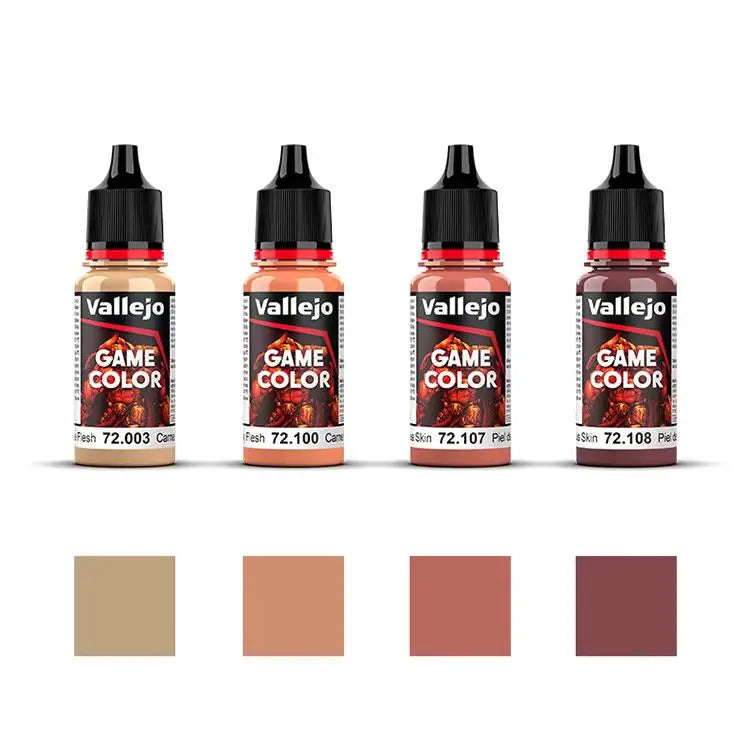 Pintura de España AV Vallejo, a base de agua, respetuosa con el medio ambiente, serie de recubrimiento manual 4*18 ml