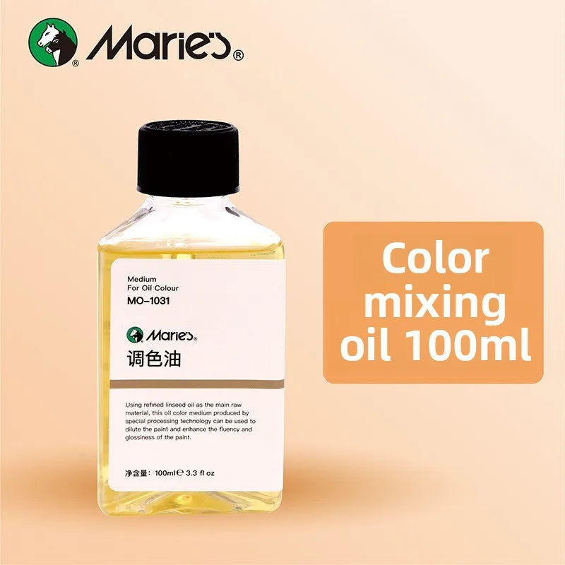 Aceite tonificante, para adelgazar pintura al óleo, 100ml, líquido de limpieza, y tonificación
