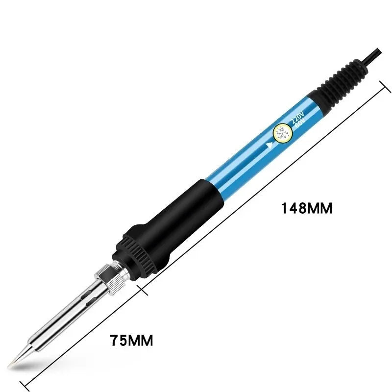 Soldador eléctrico, kit de quema de madera, pluma de pirograbado de 60W.