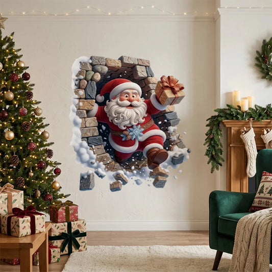 Adhesivo de Pared 3D de Navidad