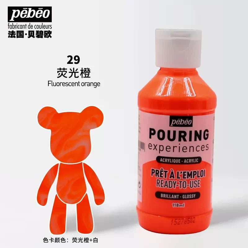 PEBEO experiencia de vertido, pintura acrílica líquida 118ml