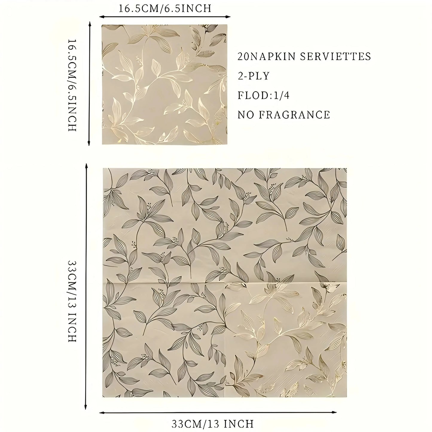 Servilletas de fiesta florales y de mariposa de 20 piezas para, celebraciones y decoupage