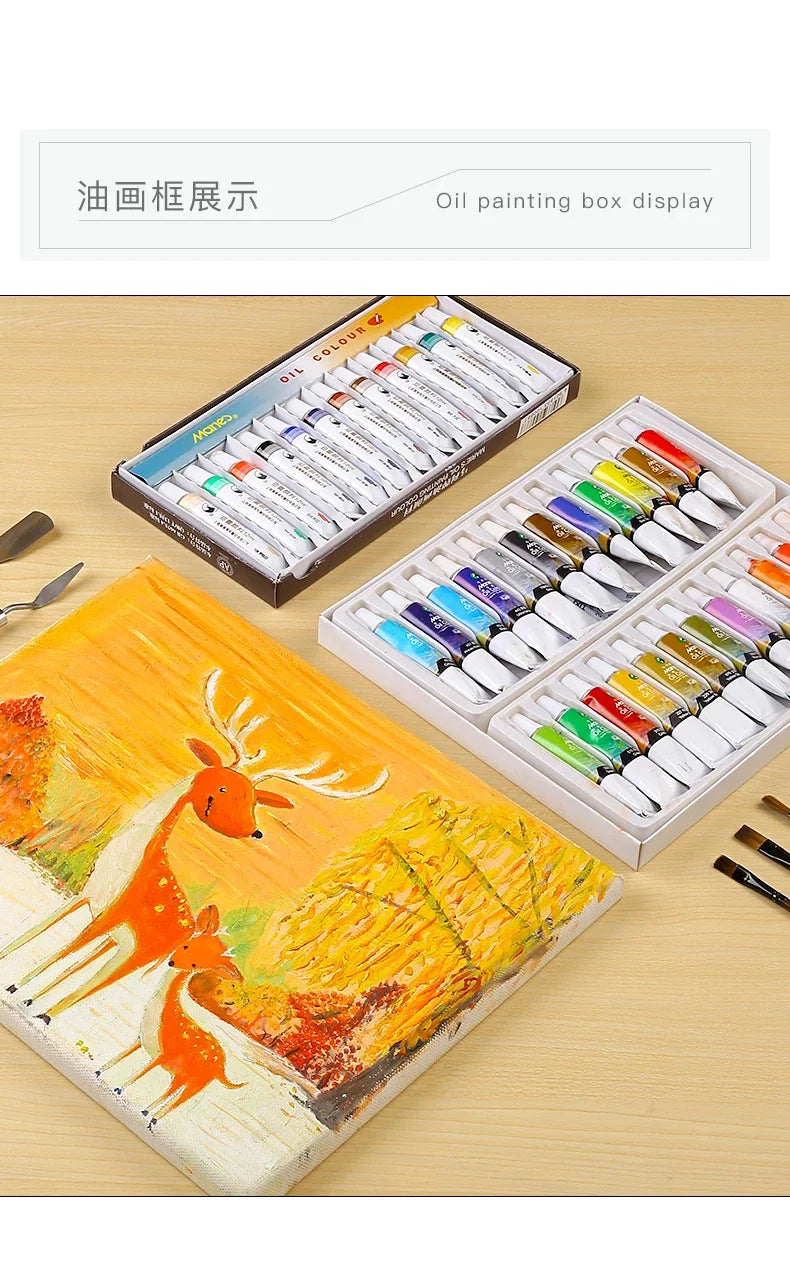 Maries 12/18/24 colores  de pinturas al óleo profesionales