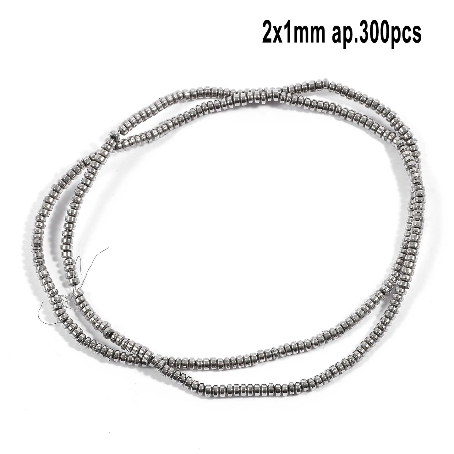 Mostacillas de hematita de rodio diversas formas para fabricación de joyas