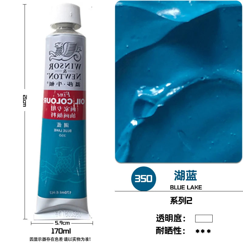 WINSOR & NEWTON-pintura al óleo de 170ml., tamaño grande