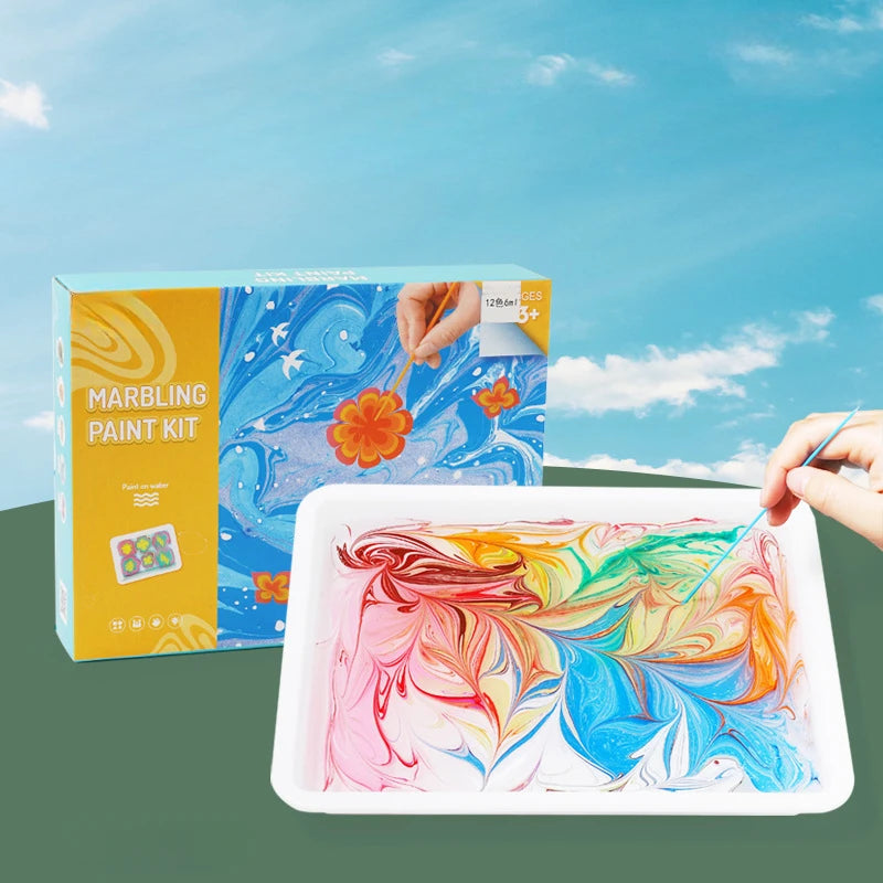 Kit de pintura de mármol para artistas y para niños
