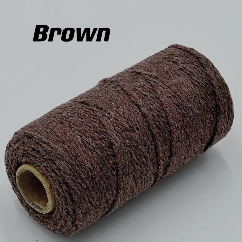 Cuerda de macramé de 2mm, hilo de yute suave, cuerda trenzada de colores para manualidades