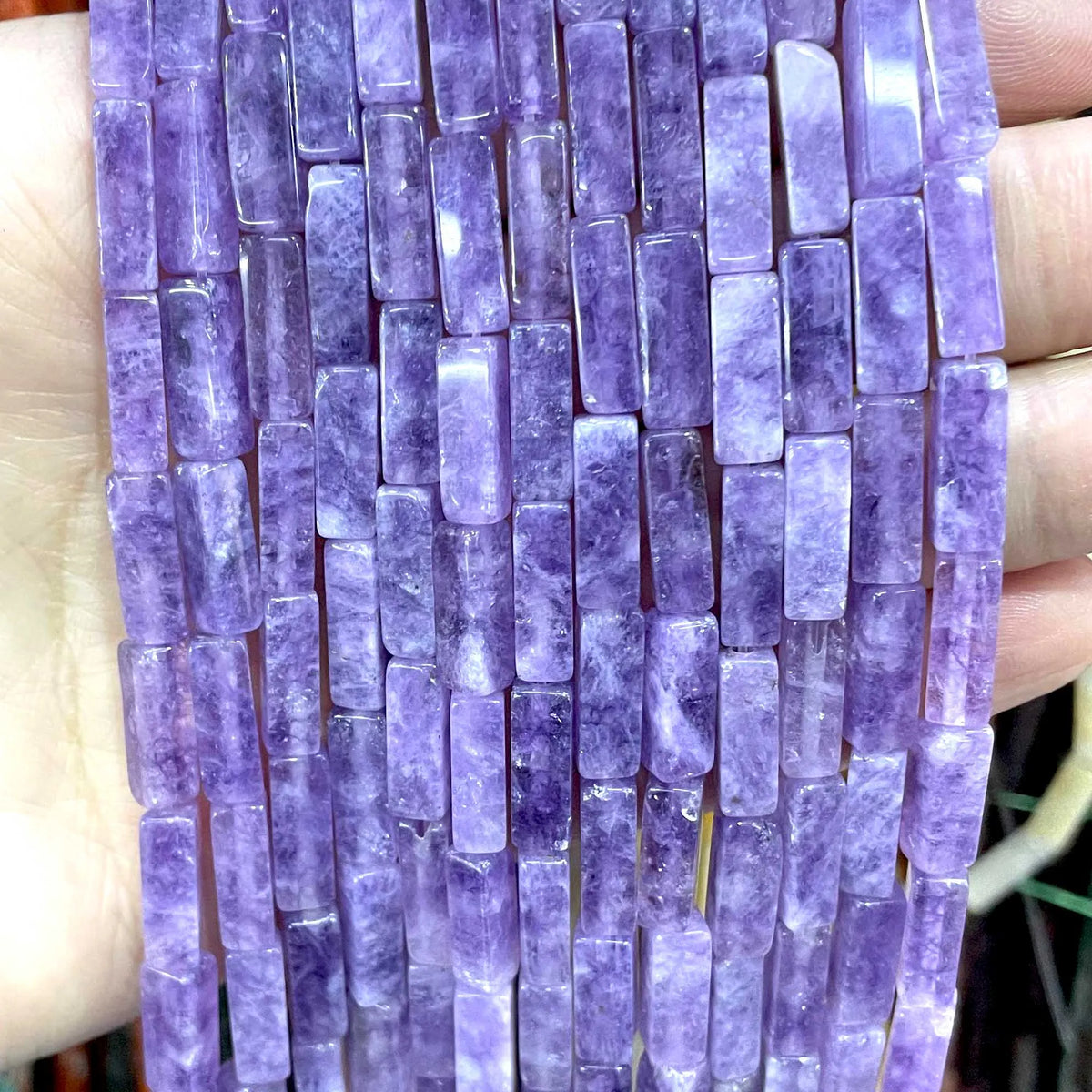 4*13MM piedra Natural cuadrada Aventurina Ojo de Tigre ágatas cristal Jades