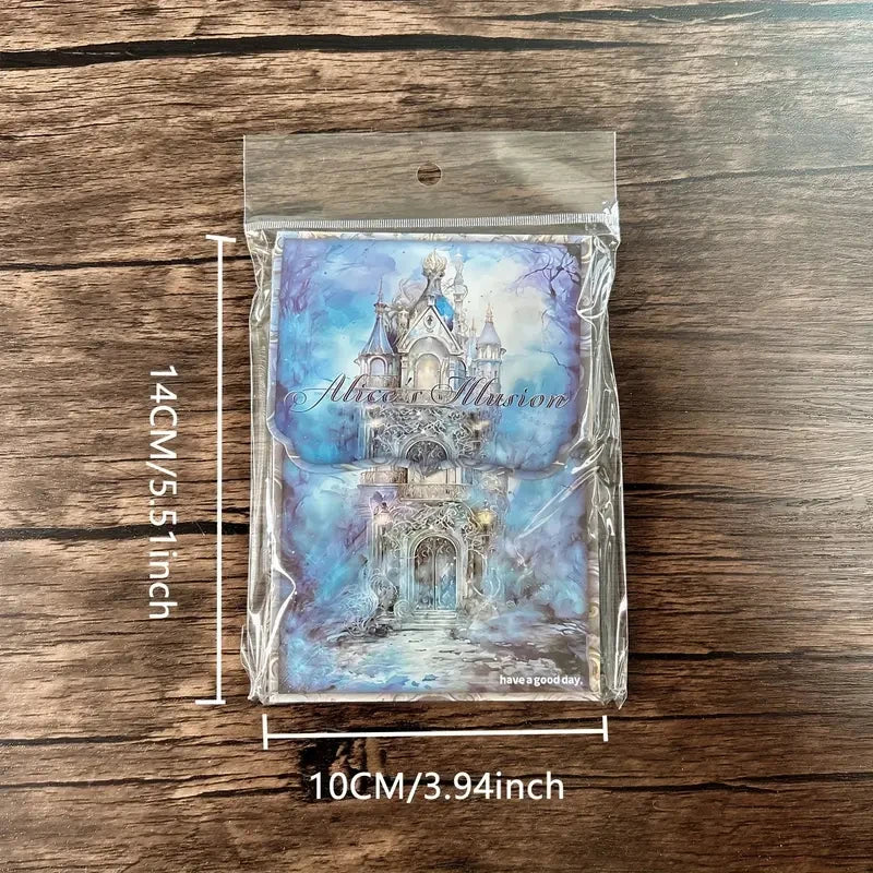 50 hojas de papel Retro para álbum de recortes, papel artesanal de fondo