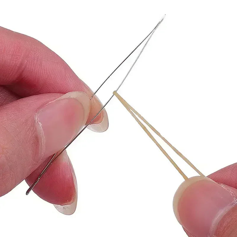 Agujas para joyería con mostacillas, herramientas de fabricación de joyas, 5/50 Uds.