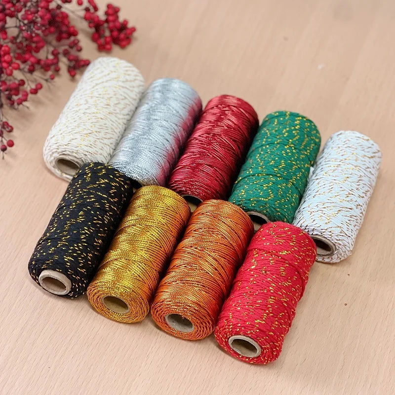 Cuerda de macramé de 2mm, hilo de yute suave, cuerda trenzada de colores para manualidades