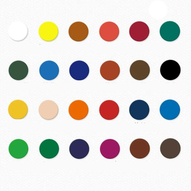 24 Colores Profesional Pintura óleo pintura pigmento dibujo