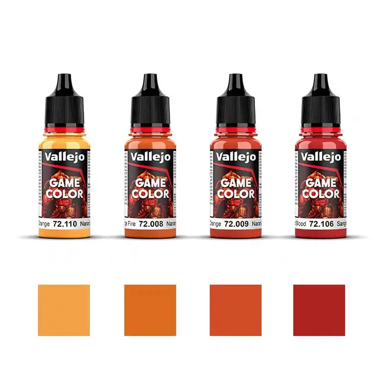 Pintura de España AV Vallejo, a base de agua, respetuosa con el medio ambiente, serie de recubrimiento manual 4*18 ml