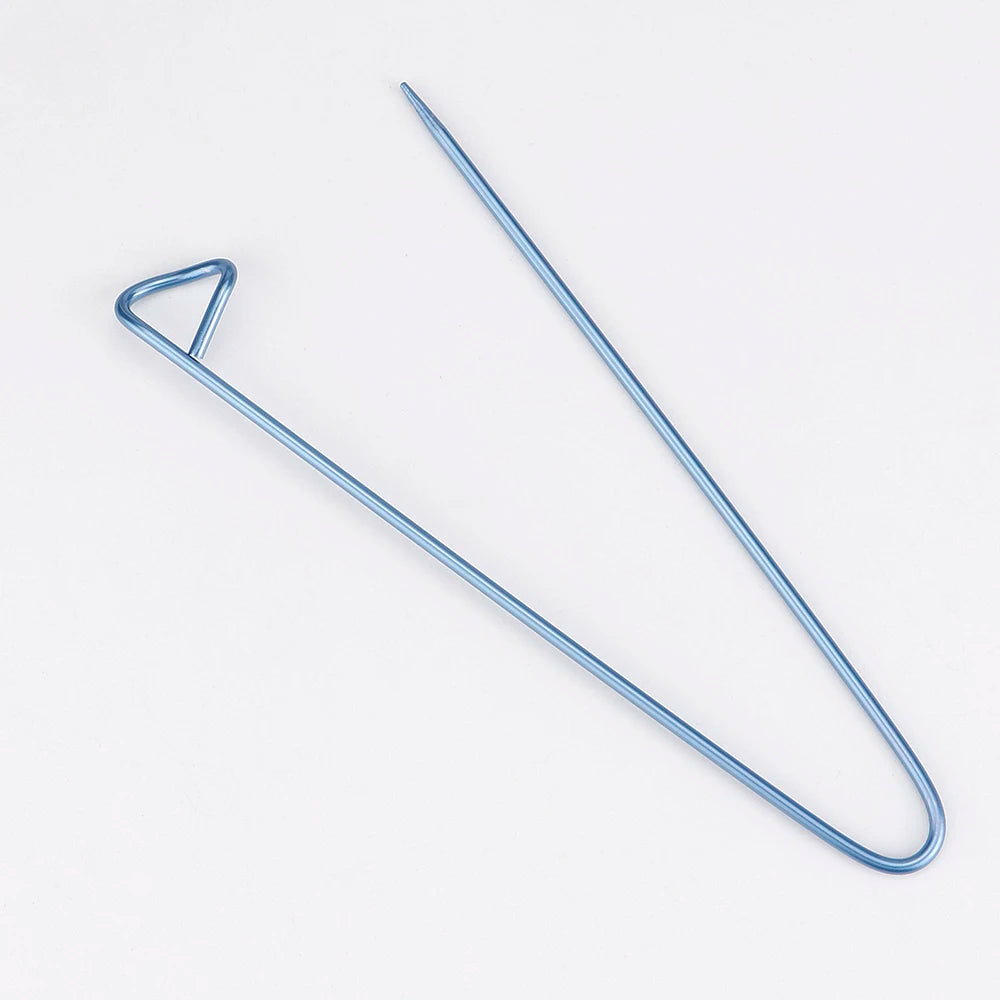 Ganchos de puntos para tejer, 4 tamaños de aluminio, 4 Uds.