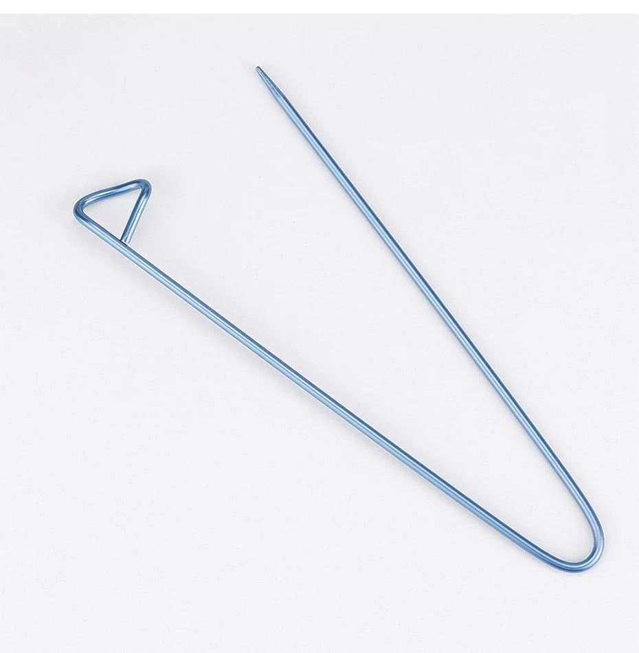 Ganchos de puntos para tejer, 4 tamaños de aluminio, 4 Uds.