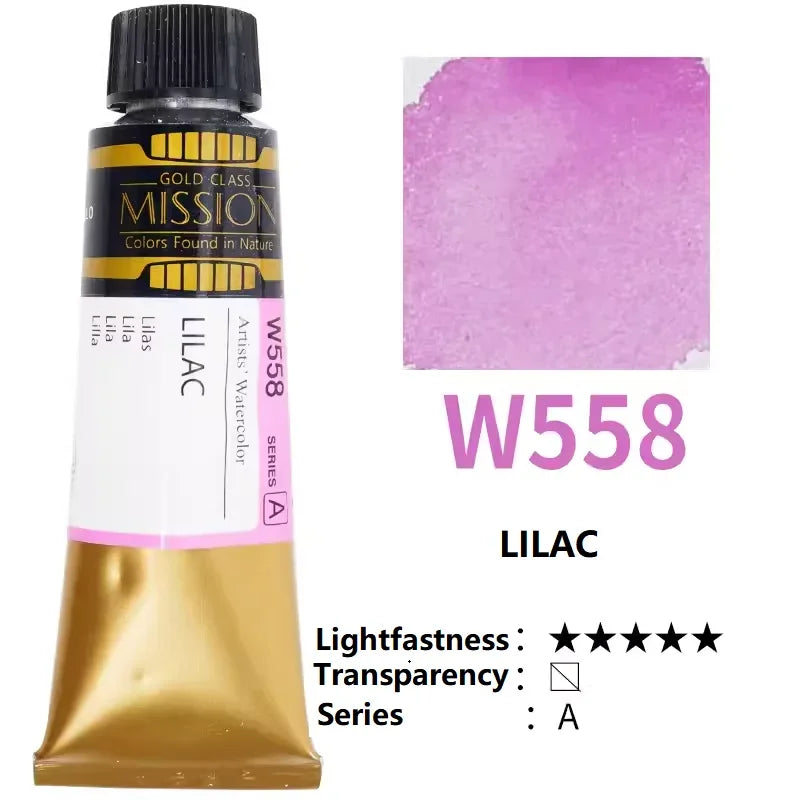 Mijello Mission Gold-acuarela de alta concentración, planta Natural,  tubos de 15ml