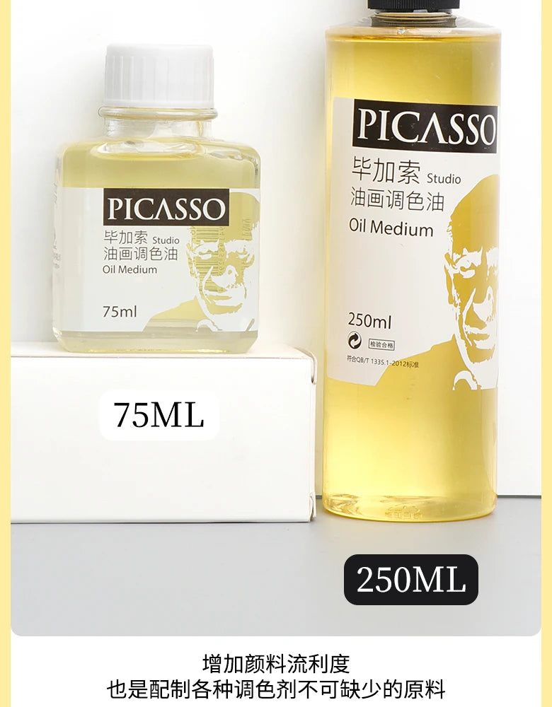 Medium de 100ml para pinturas al óleo, secado rápido, aceite de tóner, retoque de esmalte, barniz brillante