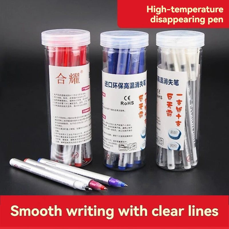 6 unids/set de rotulador mágico borrable con calor de gran capacidad, línea desaparece al planchar