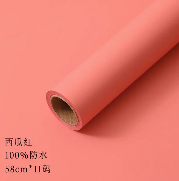 Papel de regalo mate de 58 cm x 10 metros aprox./rollo, papel impermeable para envolver regalos
