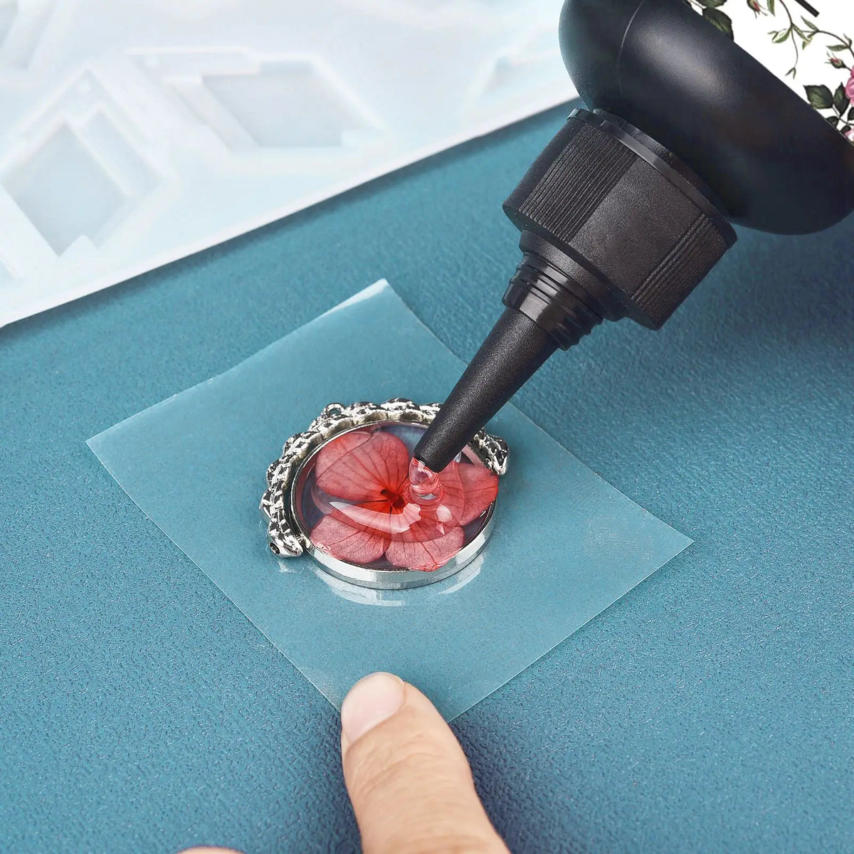 Resina epoxi de secado rápido, pegamento UV, transparente, endurecedor de Gel