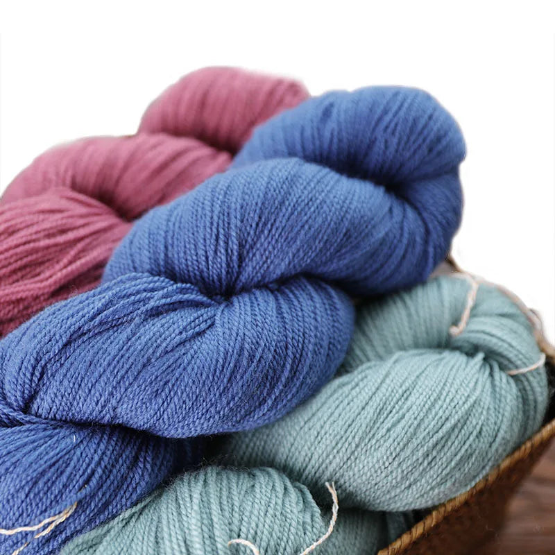 Lana 75% merino superfina 25% nailon de 100g/ovillo para tejer, 550M