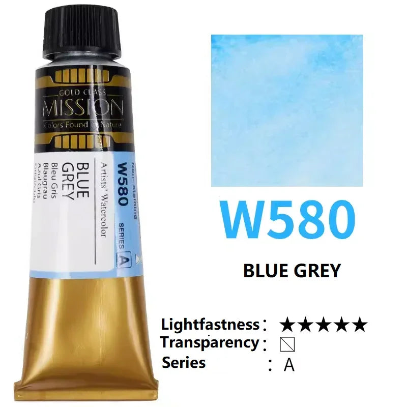 Mijello Mission Gold-acuarela de alta concentración, planta Natural,  tubos de 15ml