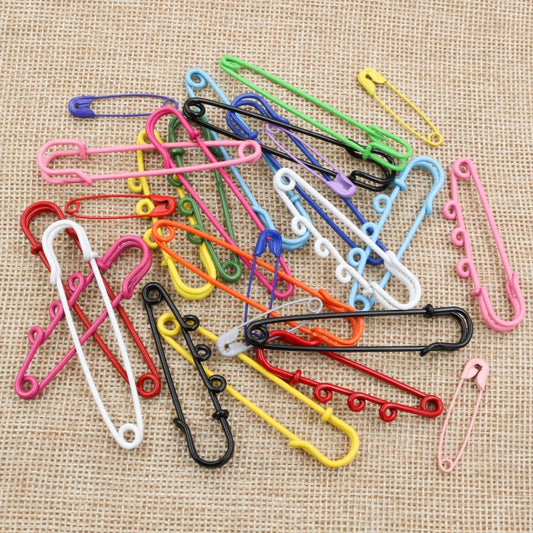10-50 Uds. Alfileres de seguridad  de colores aleatorios