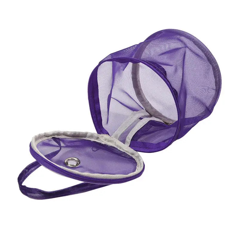Bolsa de malla de almacenamiento de lana portátil