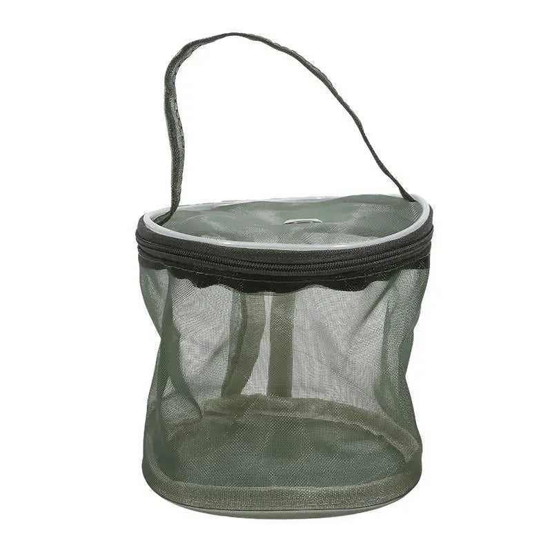 Bolsa de malla de almacenamiento de lana portátil