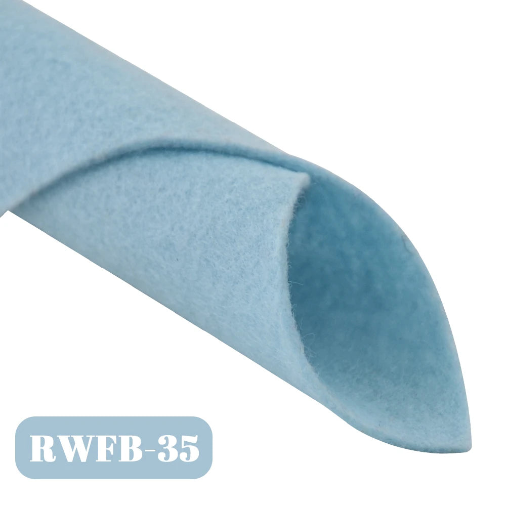 Tela de fieltro súper suave de 1,4mm de espesor, hoja no tejida de 30x30cm/20x90cm