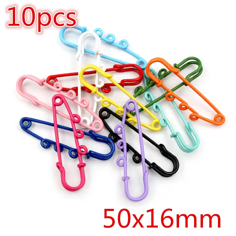 10-50 Uds. Alfileres de seguridad  de colores aleatorios