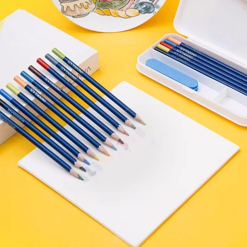 Juego de 10 lápices de colores de cerámica para arte bajo vidriado, lápiz soluble en agua.