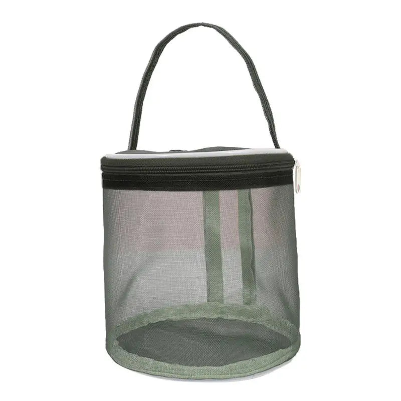 Bolsa de malla de almacenamiento de lana portátil