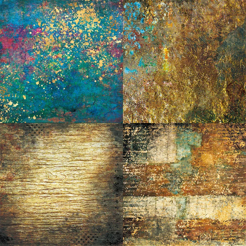 12 hojas de papel para álbum de recortes de 15x15cm