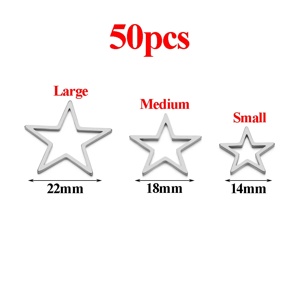 Pendientes de acero inoxidable dorado y plateado al vacío, suministros para hacer joyas de bisel, a granel, 20-50 Uds.