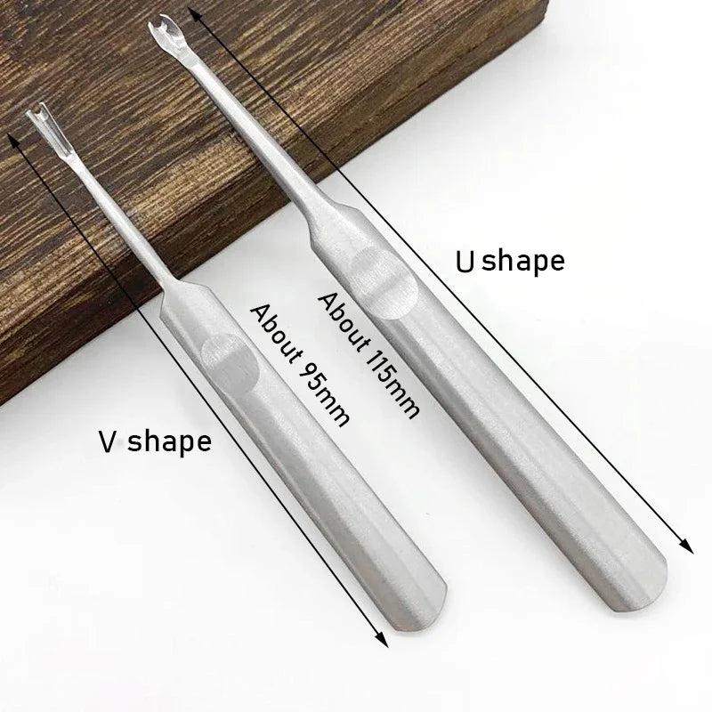 Herramienta de perforación ranuradora/ biseladora S/L, Kit de herramientas de costura de cuero en forma de U + V