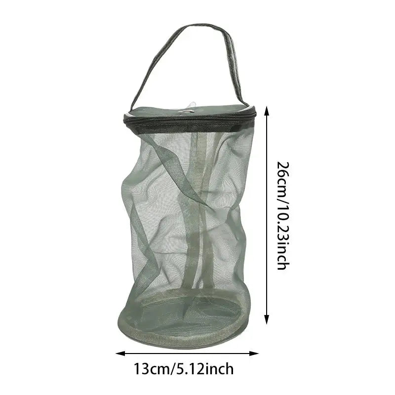 Bolsa de malla de almacenamiento de lana portátil