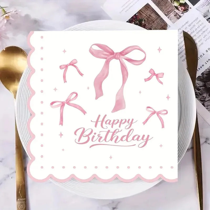 Servilletas de fiesta florales y de mariposa de 20 piezas para, celebraciones y decoupage