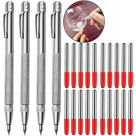 Pluma trazadora de aleación  de carburo, Metal, madera, vidrio, azulejo, marcador de corte, lápiz metalúrgico.