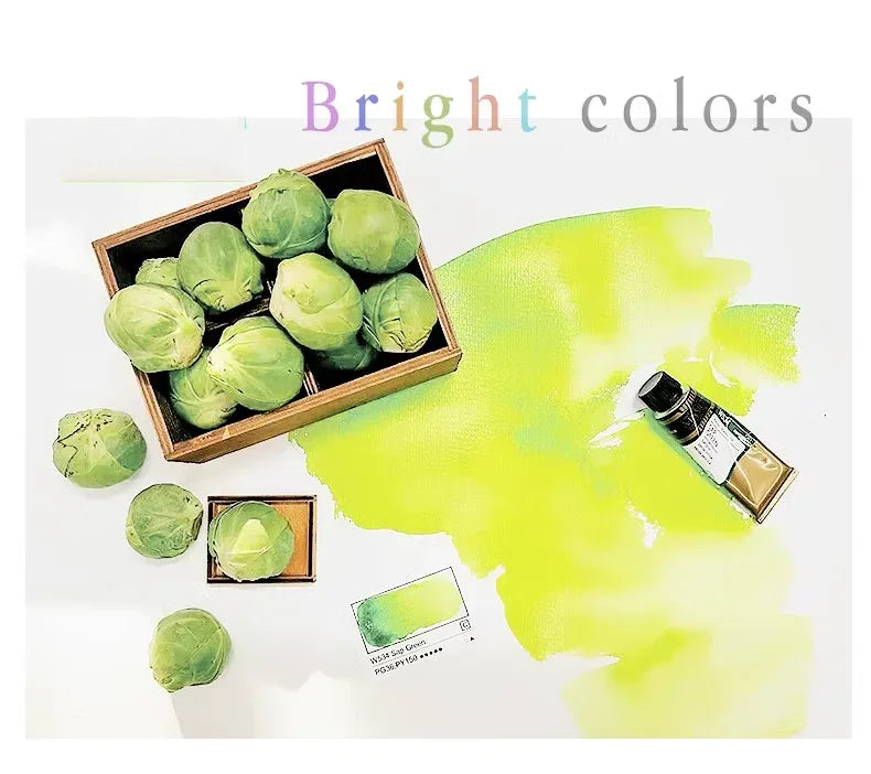 Mijello Mission Gold-acuarela de alta concentración, planta Natural,  tubos de 15ml