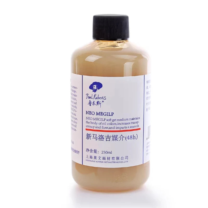 Resina Alquídica de 100/250/500 ml, Medium para Pintura Artística, Solvente para Mezclar Colores en Pintura al Óleo, de Secado Rápido y Lento