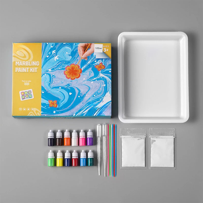 Kit de pintura de mármol para artistas y para niños