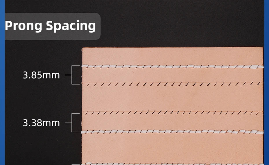 Juego de herramientas de perforación de cuero , troquel de corte de agujeros de cuero duradero, cincel de acero profesional