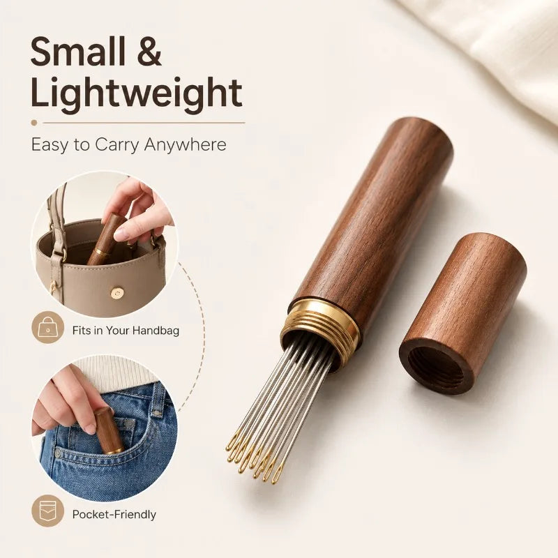60/30 Agujas de coser de acero inoxidable con orificio grande para enhebrar